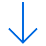 down pointing arrow icon